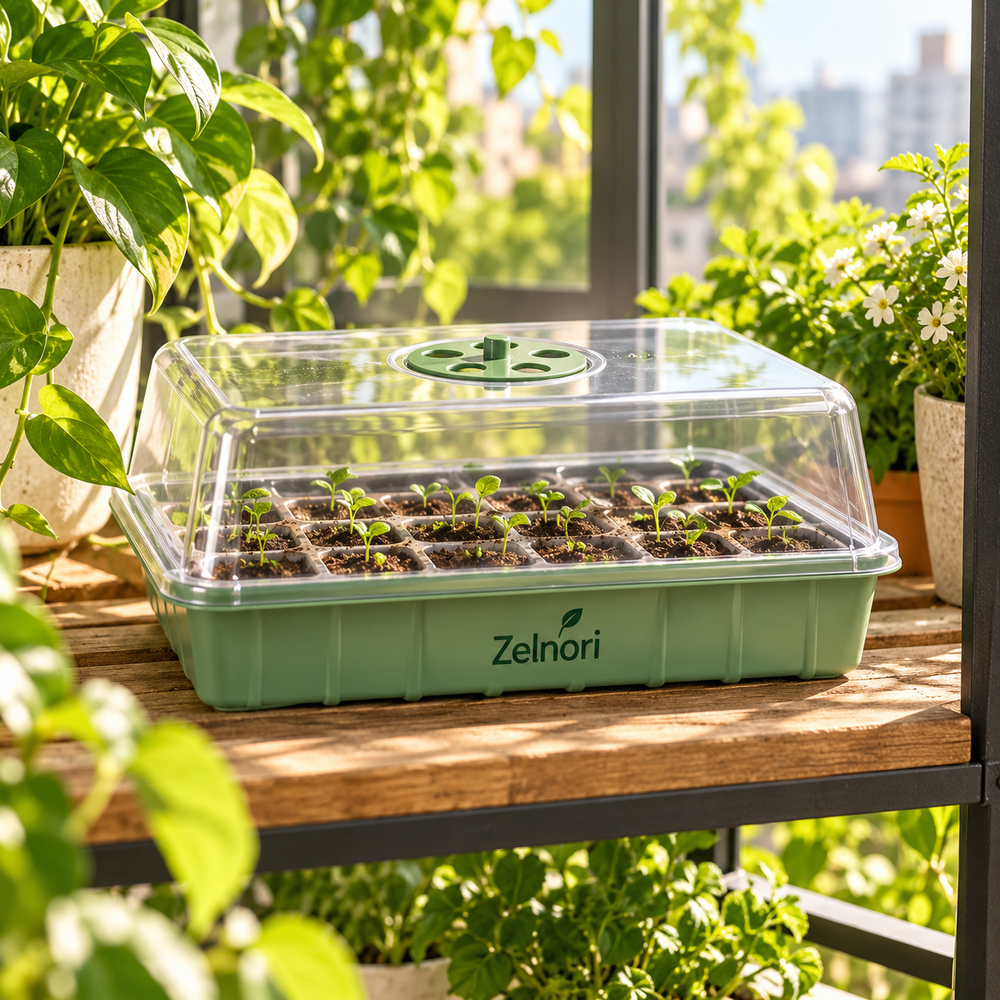 Zelnori Seed Starter Greenhouse Tray